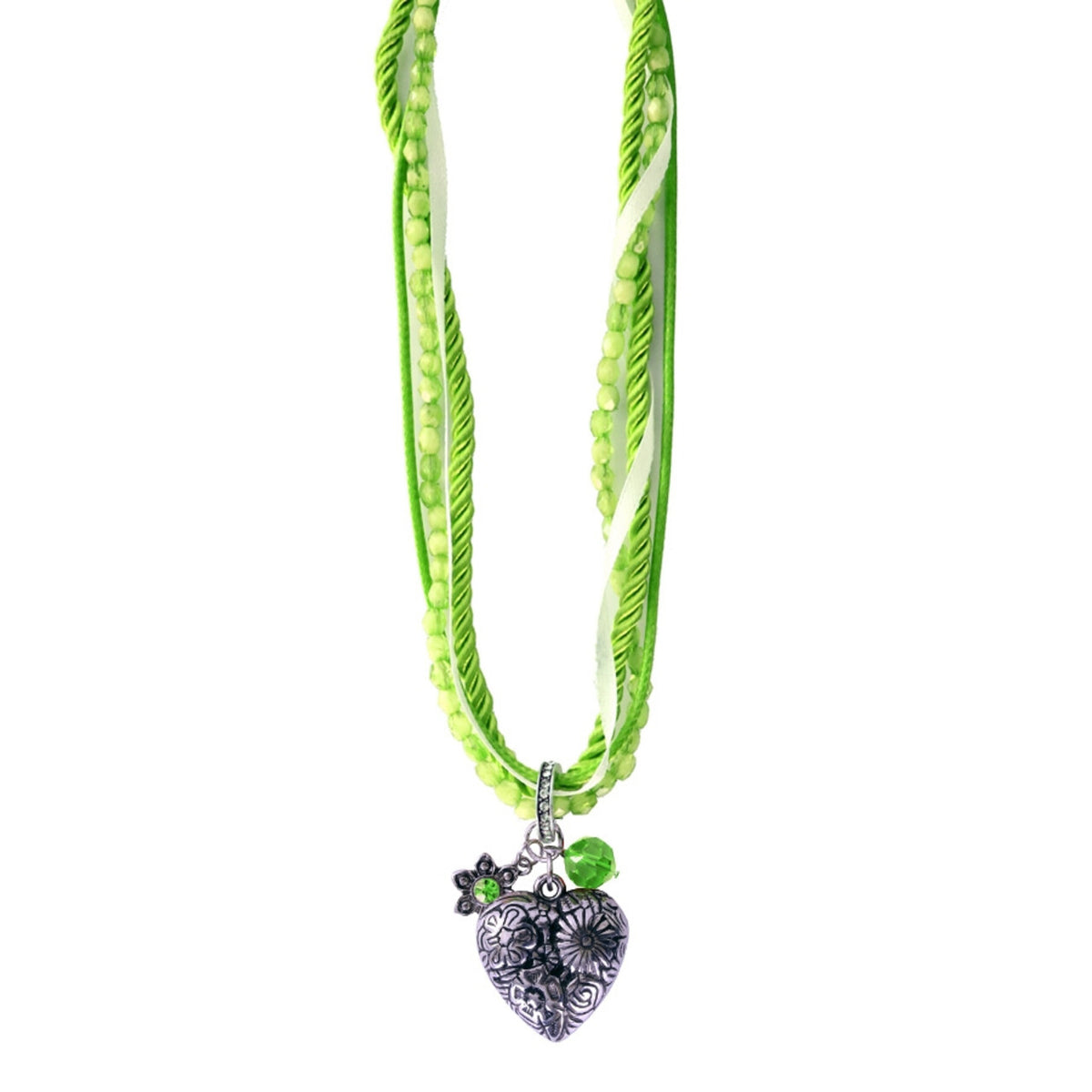 Op deze afbeelding zie je een Accessoires, van het merk PartyXplosion. Ketting Tiroler Groen