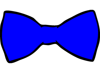 Nœuds papillon bleus