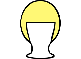 Perruques carré blondes