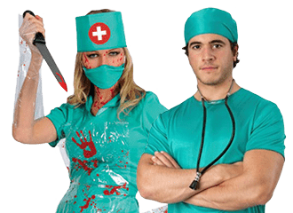 Tenues de chirurgien