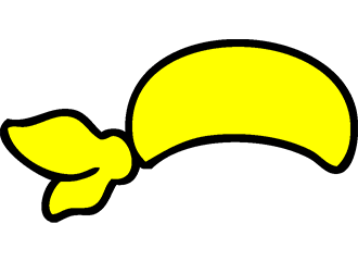 Bandanas jaunes