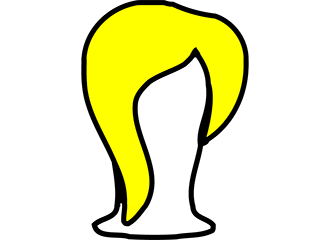 Perruques jaunes