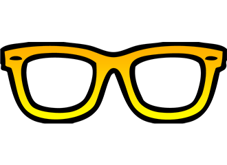 Lunettes dorées