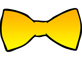 Nœuds papillon dorés