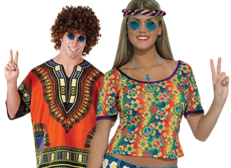 T-shirts hippie