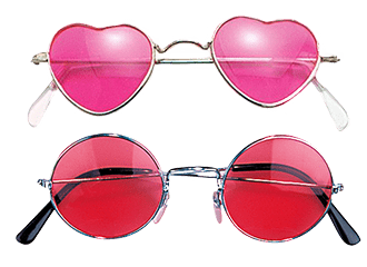 Lunettes de soleil hippie