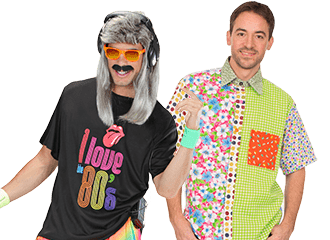 Tenues années 80 pour hommes