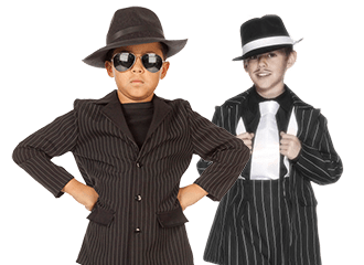 Tenues de mafieux pour garçons