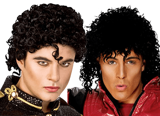 Perruques Michael Jackson