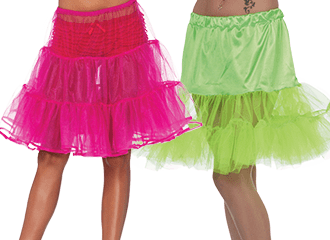 Jupes fluo