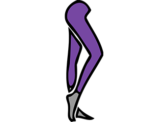 Leggings violets