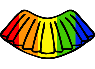 Tutus arc-en-ciel