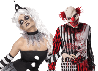 Tenues de clown effrayant