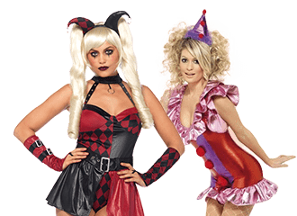 Robes de clown sexy