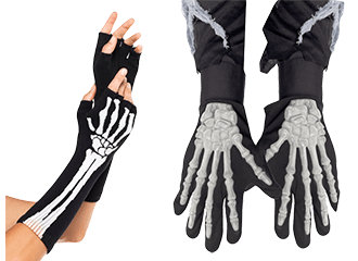 Gants squelette