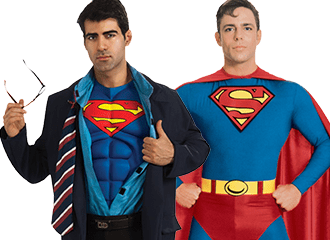 Costumes de Superman pour hommes
