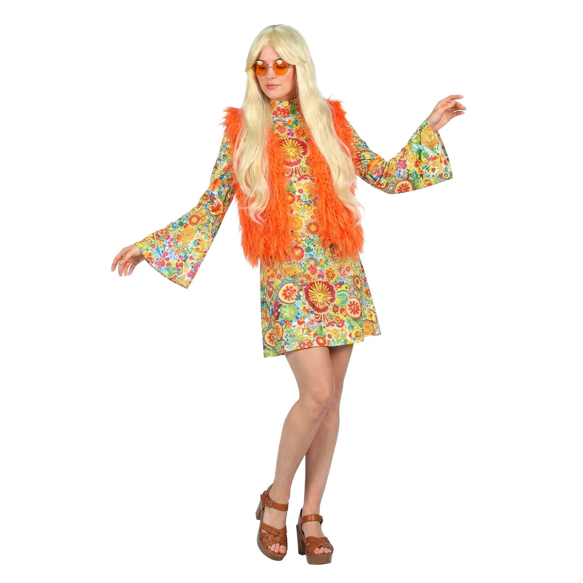 Op deze afbeelding zie je een Kostuums, van het merk Wilbers. Hippie Hella Jurk Vrouw