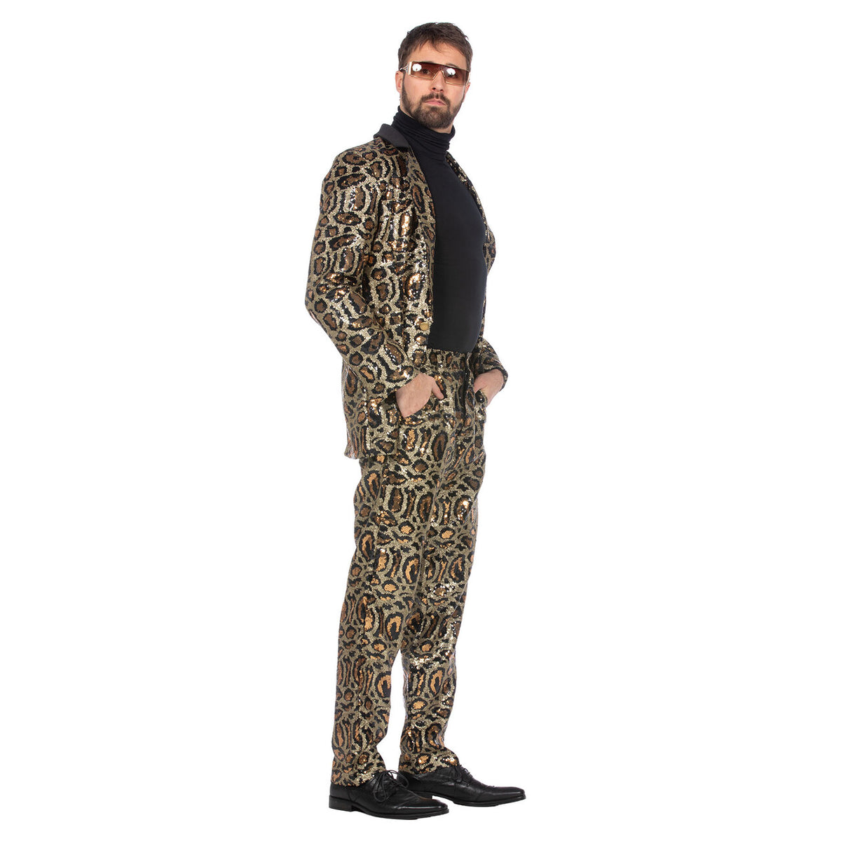 Op deze afbeelding zie je een Kostuums, van het merk Wilbers. Colbert Pooier Daddy Panter Man