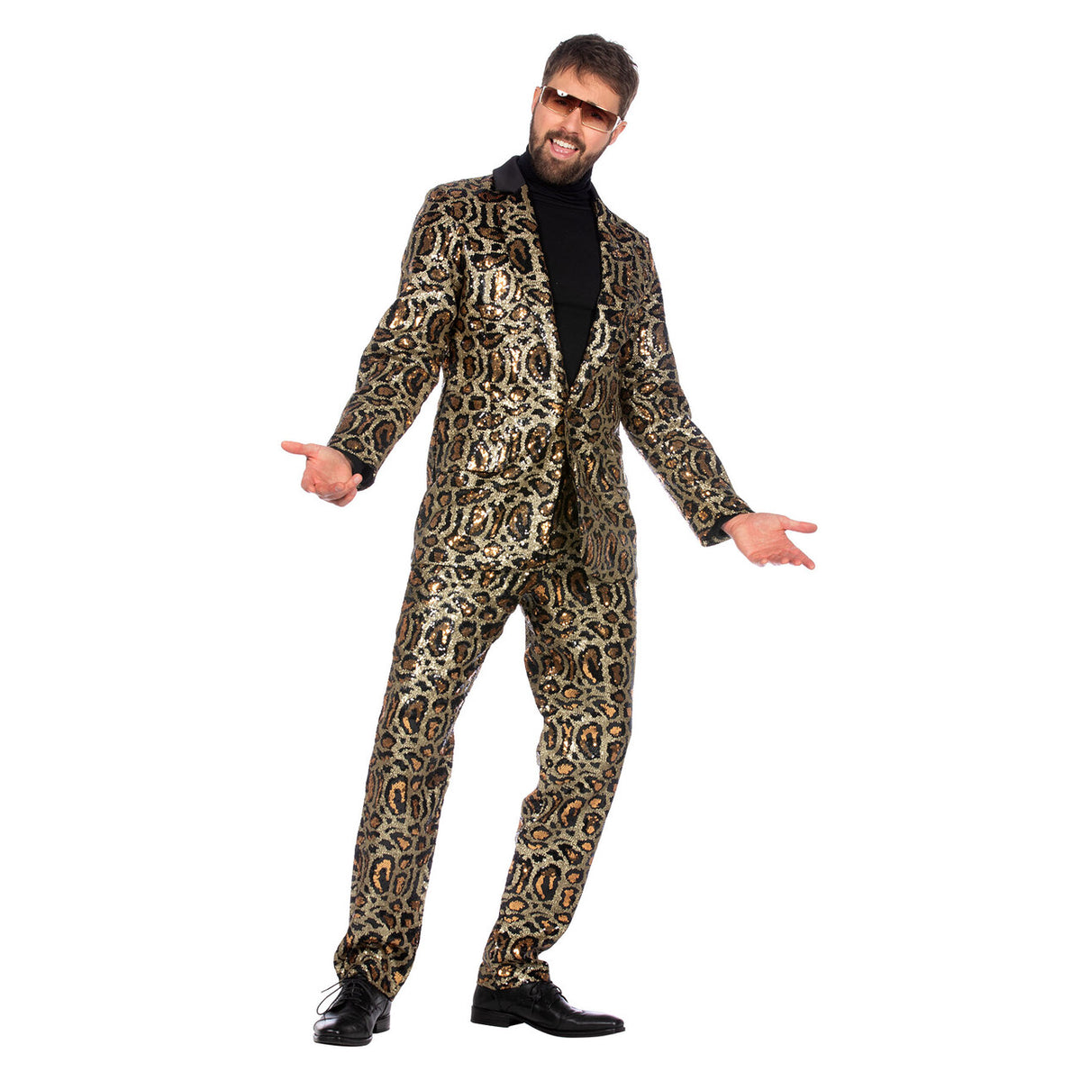 Op deze afbeelding zie je een Kostuums, van het merk Wilbers. Colbert Pooier Daddy Panter Man