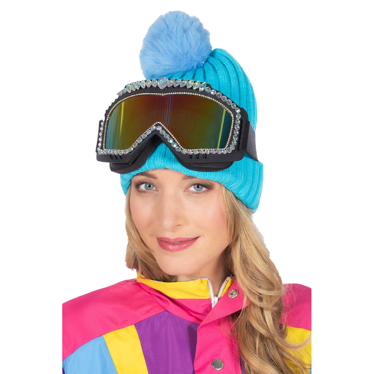 Op deze afbeelding zie je een Accessoires, van het merk Wilbers. Diamonds Op De Piste Skibril