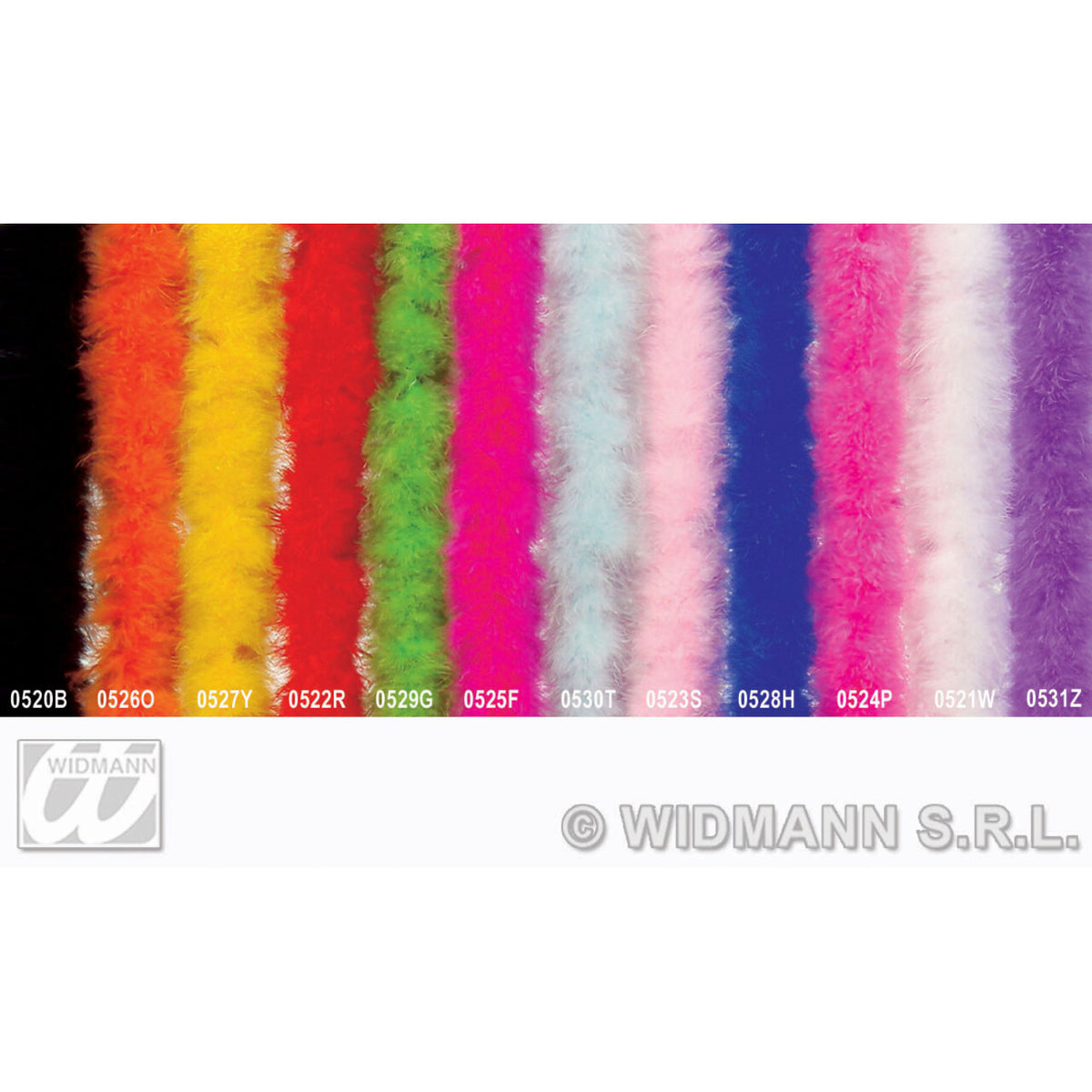 Op deze afbeelding zie je een Accessoires, van het merk Widmann. Bevallige Boa Paars 2 Meter