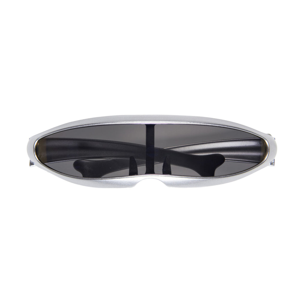 Op deze afbeelding zie je een Accessoires, van het merk Widmann. Bril Science Fiction Robot Zilver