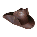 Chapeau Pirate Similicuir Marron