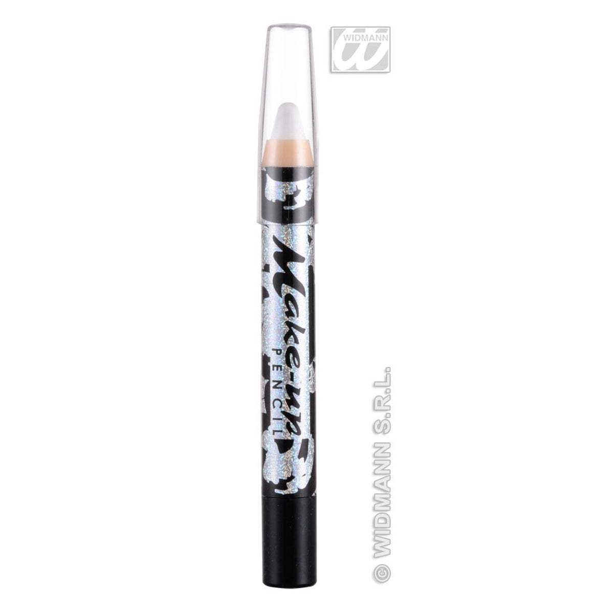 Op deze afbeelding zie je een Accessoires, van het merk Widmann. Make-Up Potlood Wit