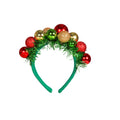 Serre-Tête Décoré De Boules De Noël