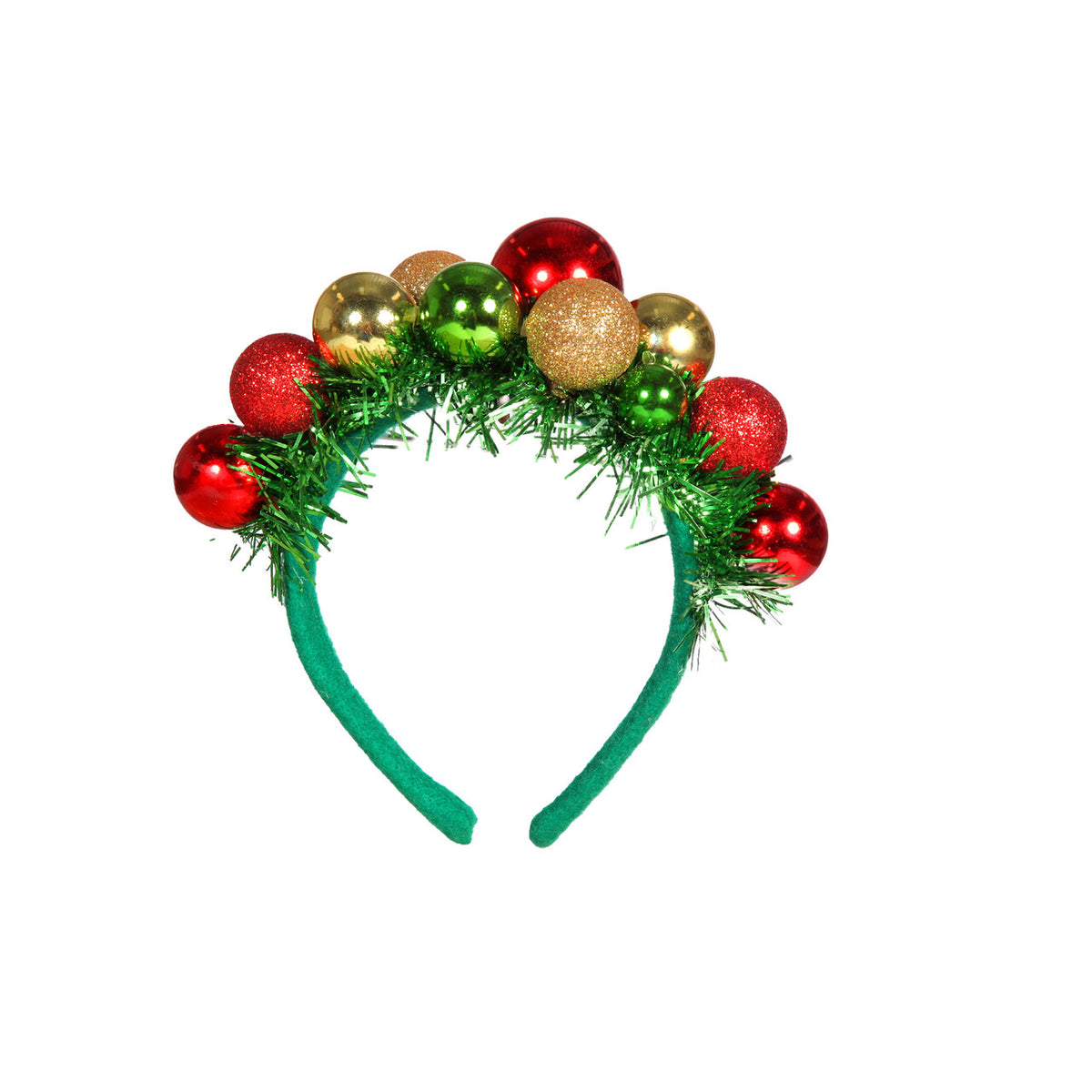 Op deze afbeelding zie je een Accessoires, van het merk Wilbers. Haarband Versierd Met Kerstballen