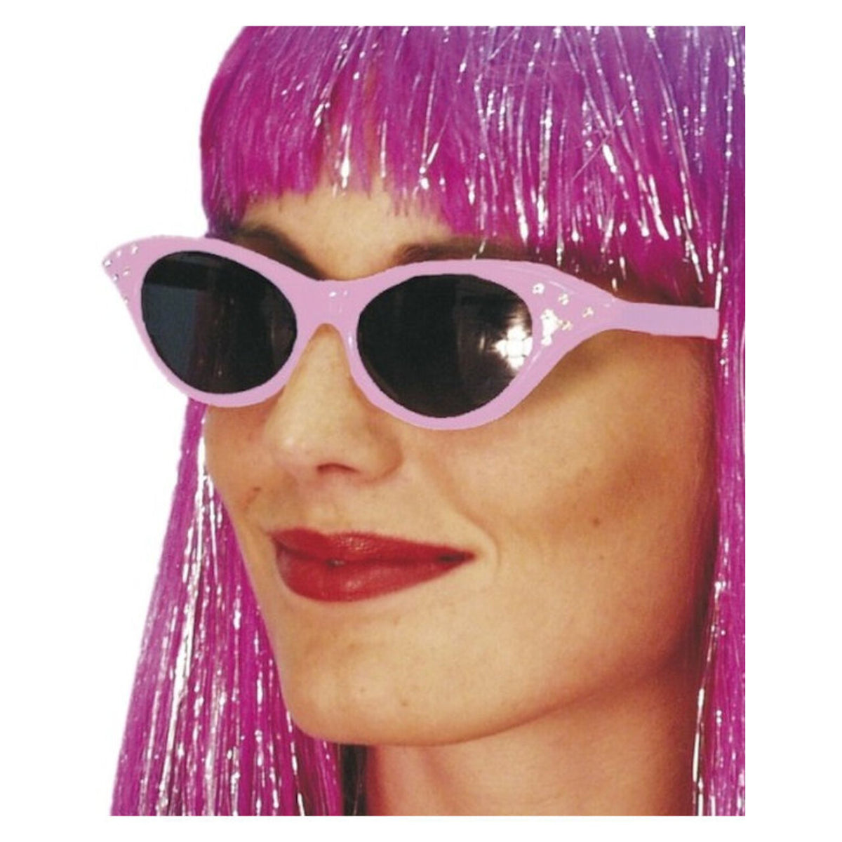 Op deze afbeelding zie je een Accessoires, van het merk Smiffy's. Rock N Roll Jaren 50 Zonnebril Met Juweeltjes Vrouw