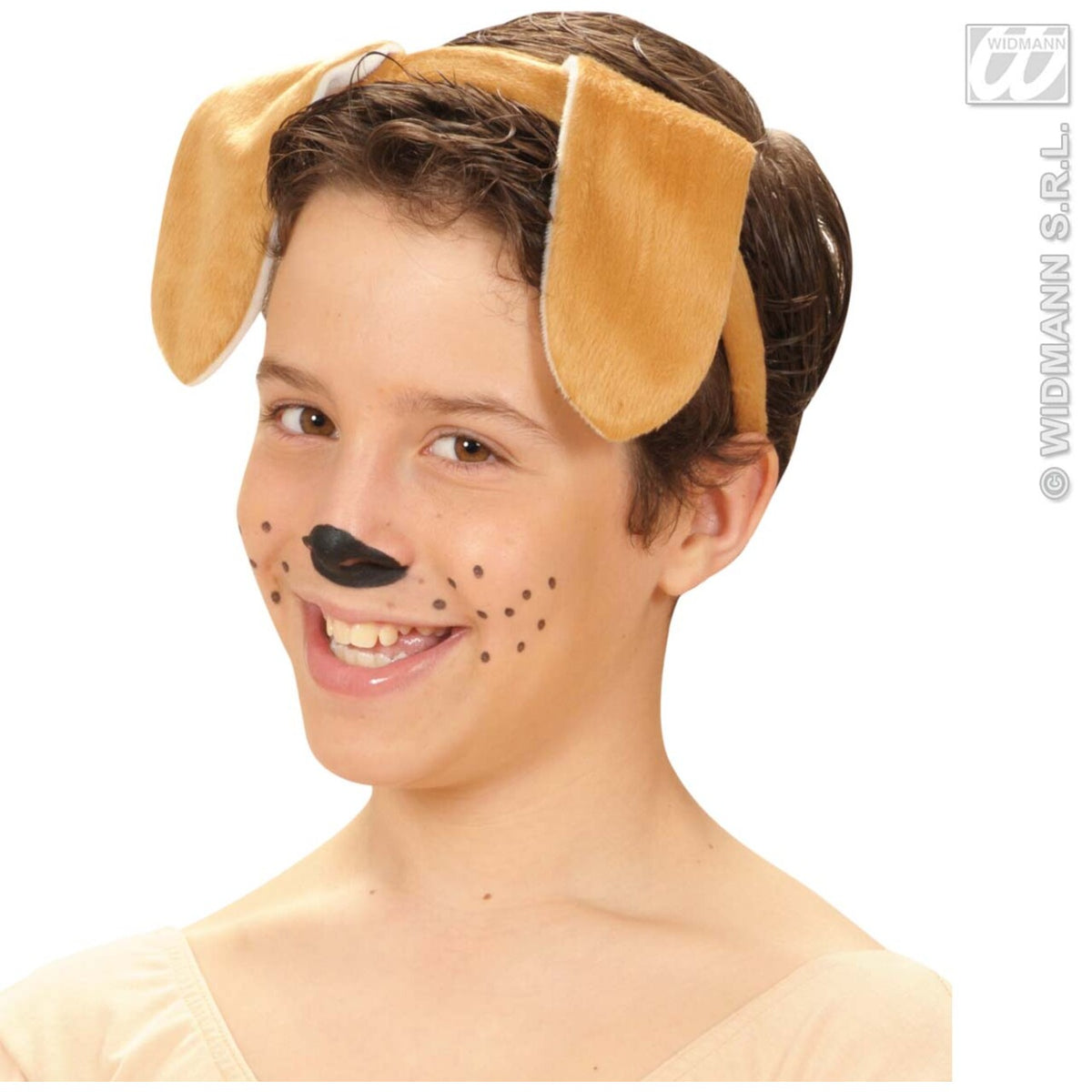 Op deze afbeelding zie je een Accessoires, van het merk Widmann. Oren Hond Bruin