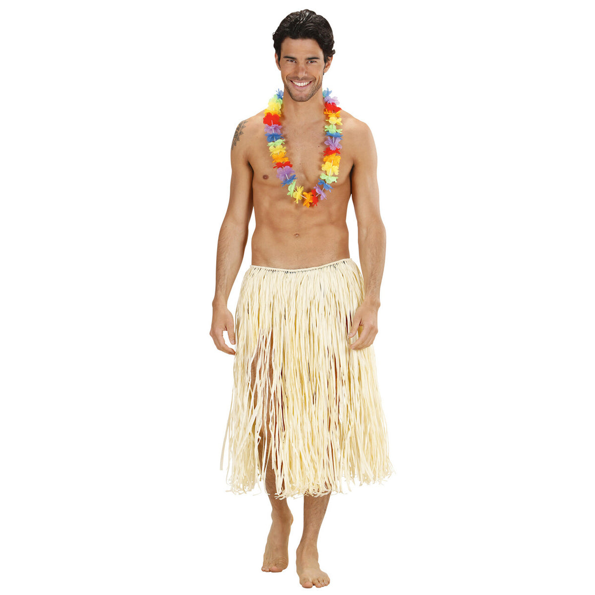 Op deze afbeelding zie je een Accessoires, van het merk Widmann. Hawai Krans Regenboogkleuren