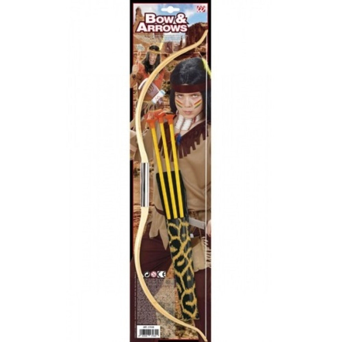 Op deze afbeelding zie je een Accessoires, van het merk Widmann. Pijl En Boog Indiaan