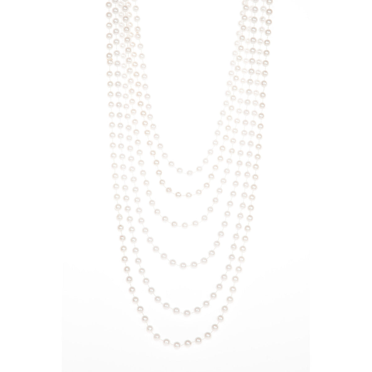 Op deze afbeelding zie je een Accessoires, van het merk Wilbers. Jaren 20 Parelketting 6 Stuks
