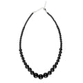 Collier Grandes Perles Noires