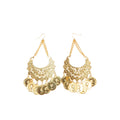 Boucles D’oreilles Reine Gitane Dorées