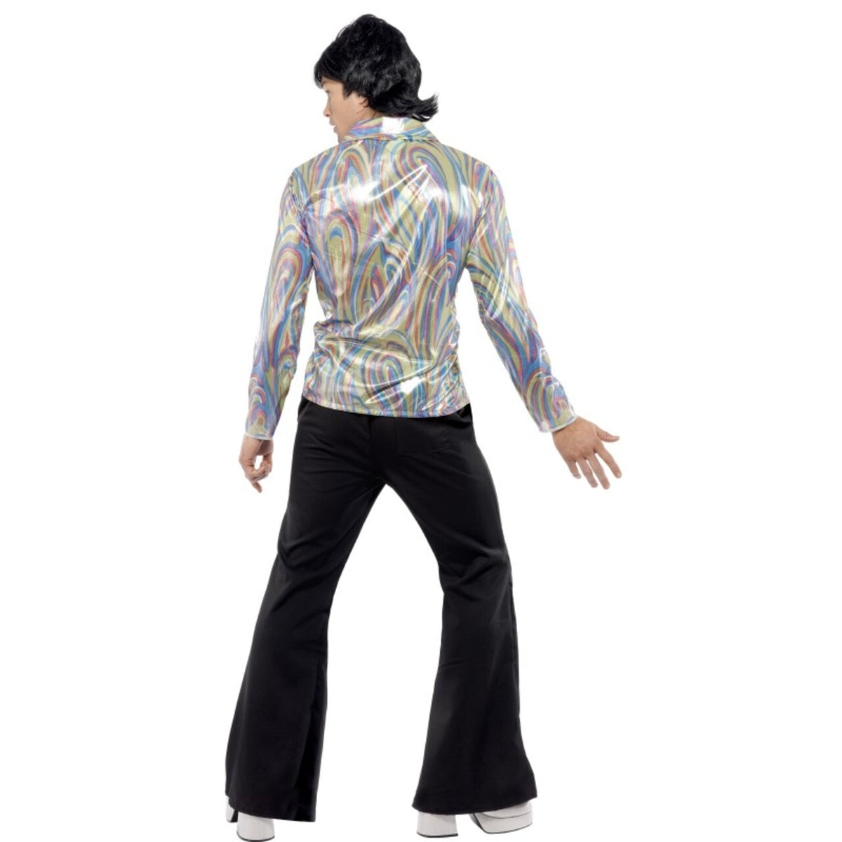 Op deze afbeelding zie je een Kostuums, van het merk Smiffy's. Hallucinerend 70s Retro Man Kostuum