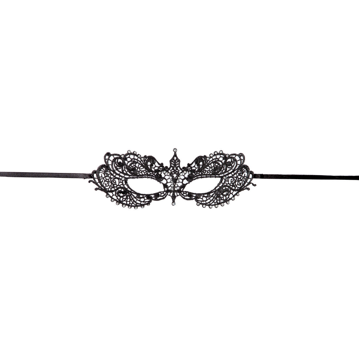 Op deze afbeelding zie je een Accessoires, van het merk Wilbers. Elegant Oogmasker Met Strass