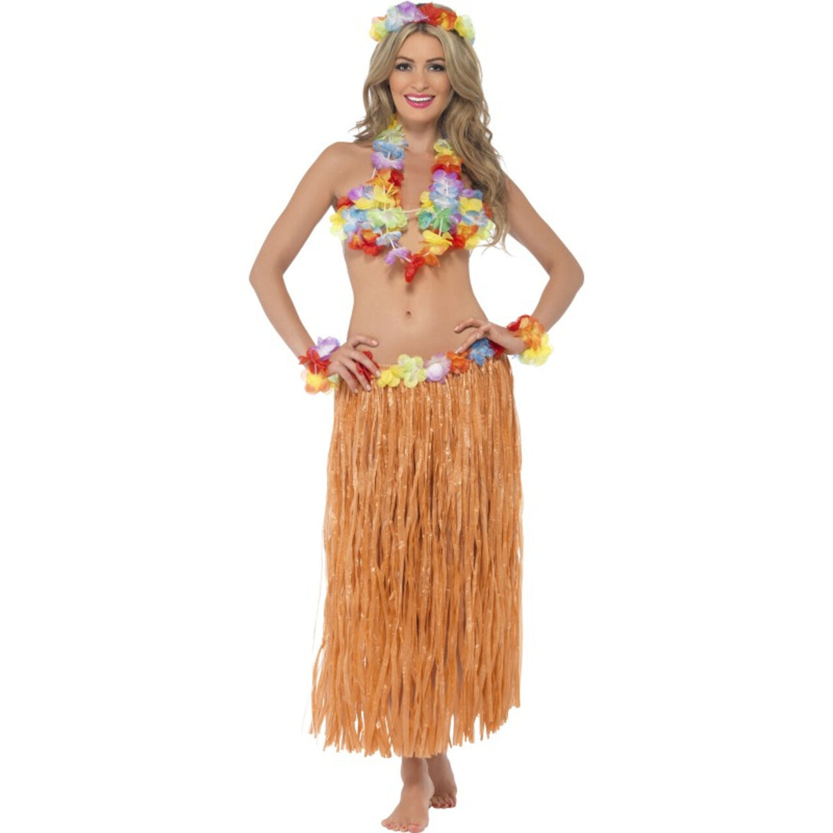 Op deze afbeelding zie je een Kostuums, van het merk Smiffy's. Hawaii Verkleed Set Vrouw Kostuum