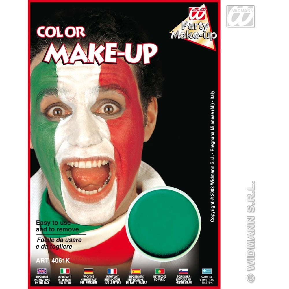 Op deze afbeelding zie je een Accessoires, van het merk Widmann. Aqua Make-Up Groen