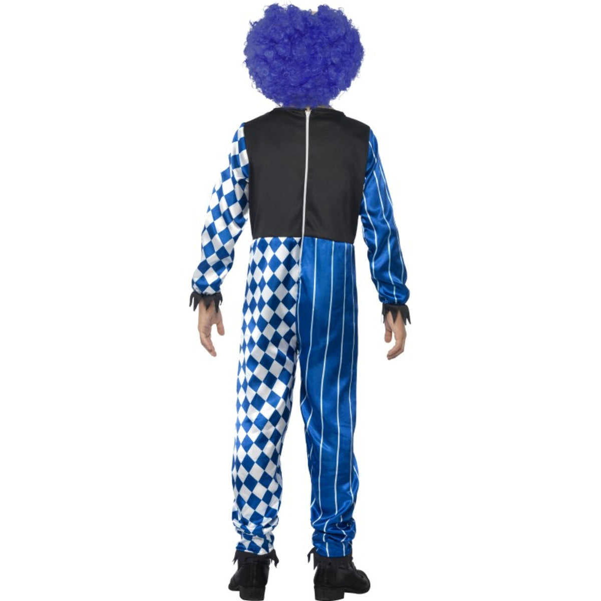 Op deze afbeelding zie je een Kostuums, van het merk Smiffy's. Zombie Sinistere Clown Jongen Kostuum