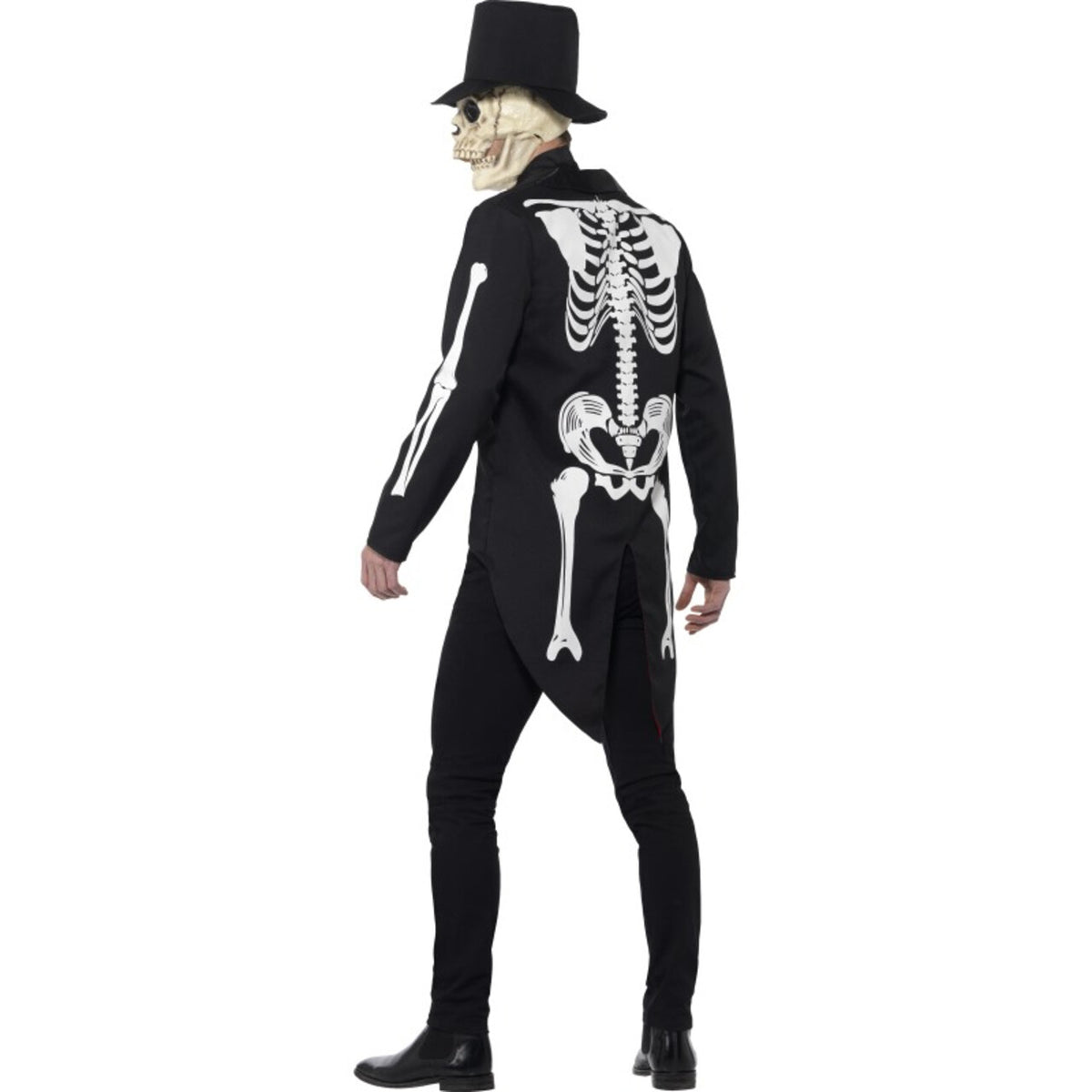 Op deze afbeelding zie je een Kostuums, van het merk Smiffy's. Doodgraver Skeletpak Man Kostuum