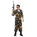 Costume Camouflage Militaire Vert Brun Costume Homme