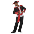 Toréador Flamenco Rouge Et Noir Don Miguel De Castanguelas Costume Homme