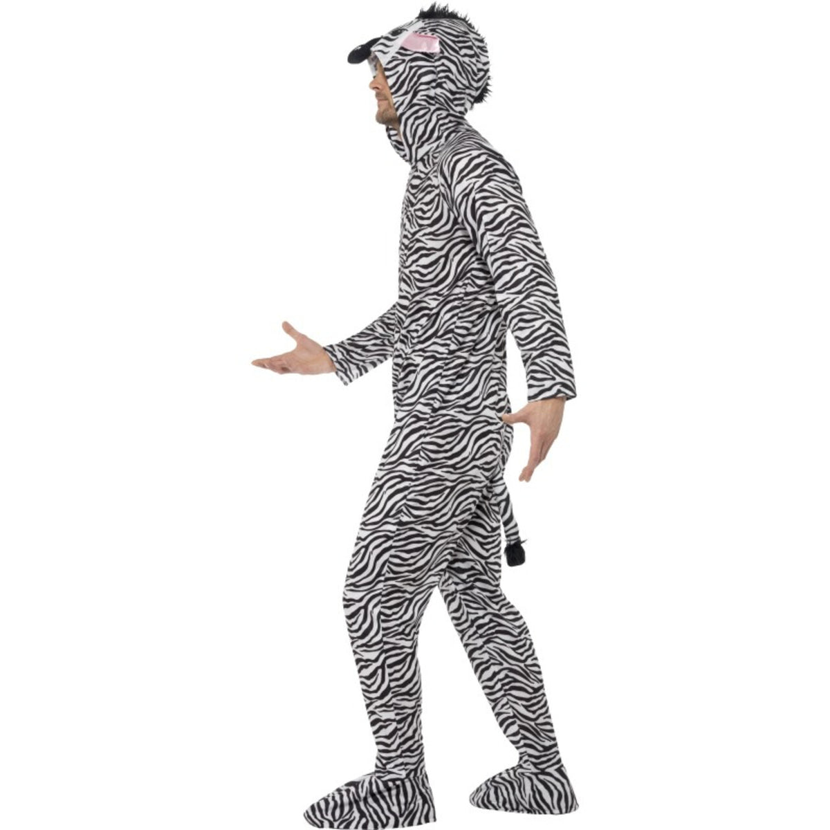 Op deze afbeelding zie je een Kostuums, van het merk Smiffy's. Onesie Schattige Zebra Kostuum