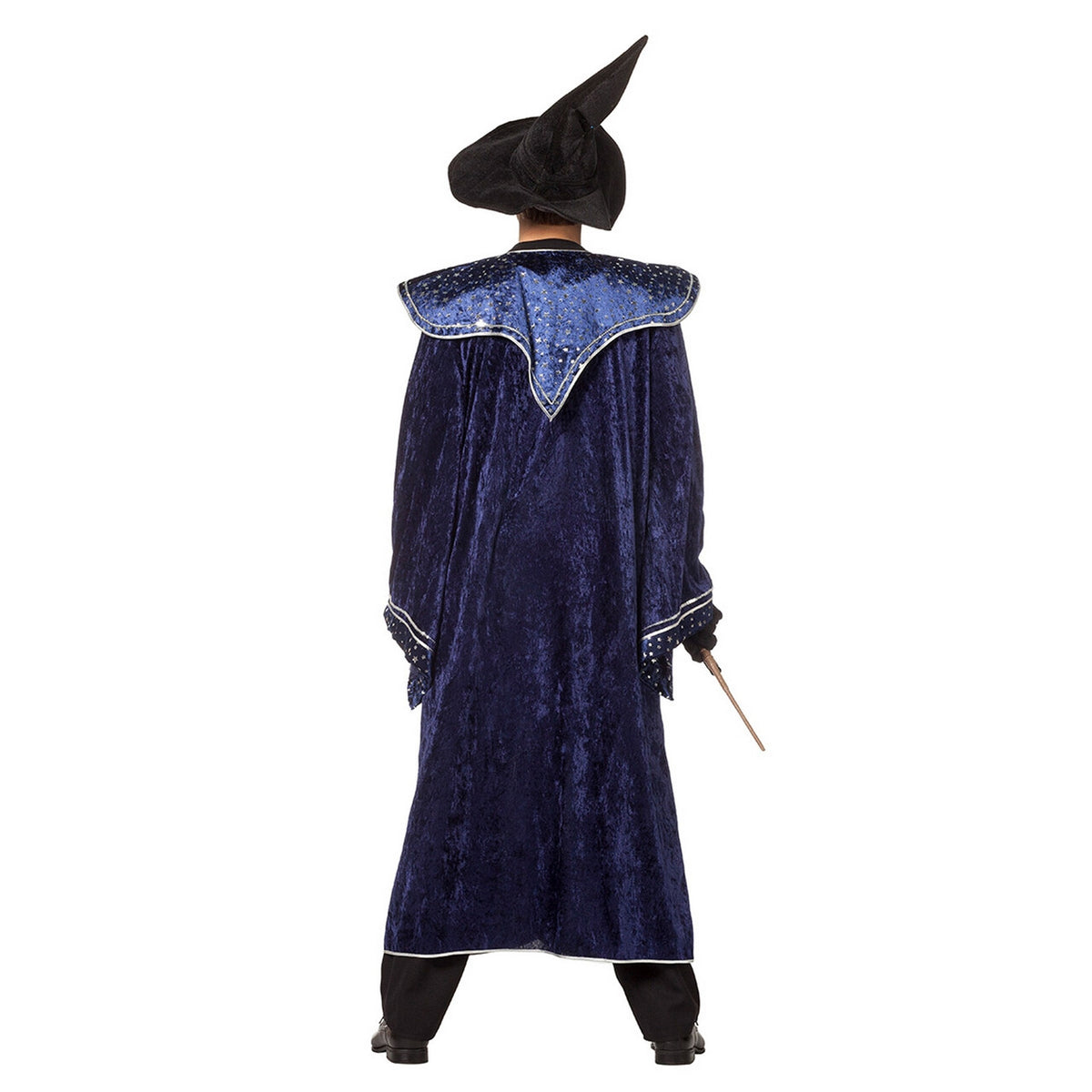 Op deze afbeelding zie je een Kostuums, van het merk Wilbers. Harrys Tovenaarsmeester Sterren Blauw Man Kostuum