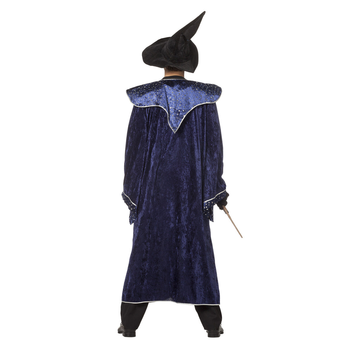 Op deze afbeelding zie je een Kostuums, van het merk Wilbers. Harrys Tovenaarsmeester Sterren Blauw Man Kostuum