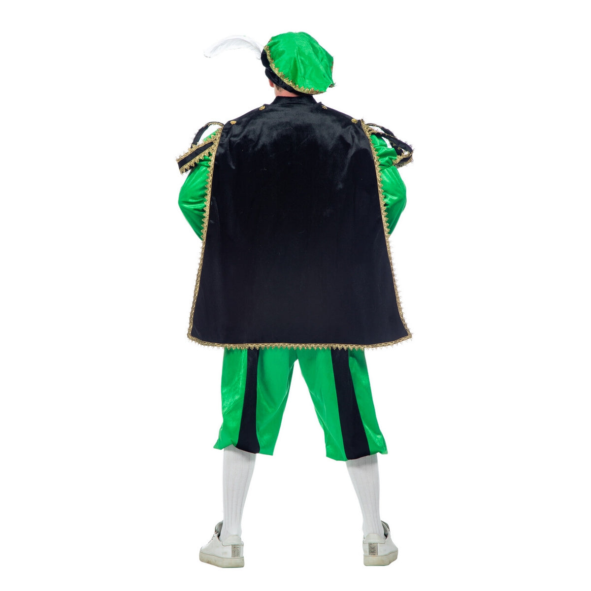 Op deze afbeelding zie je een Kostuums, van het merk Wilbers. Groene Piet Pietenpak Kostuum
