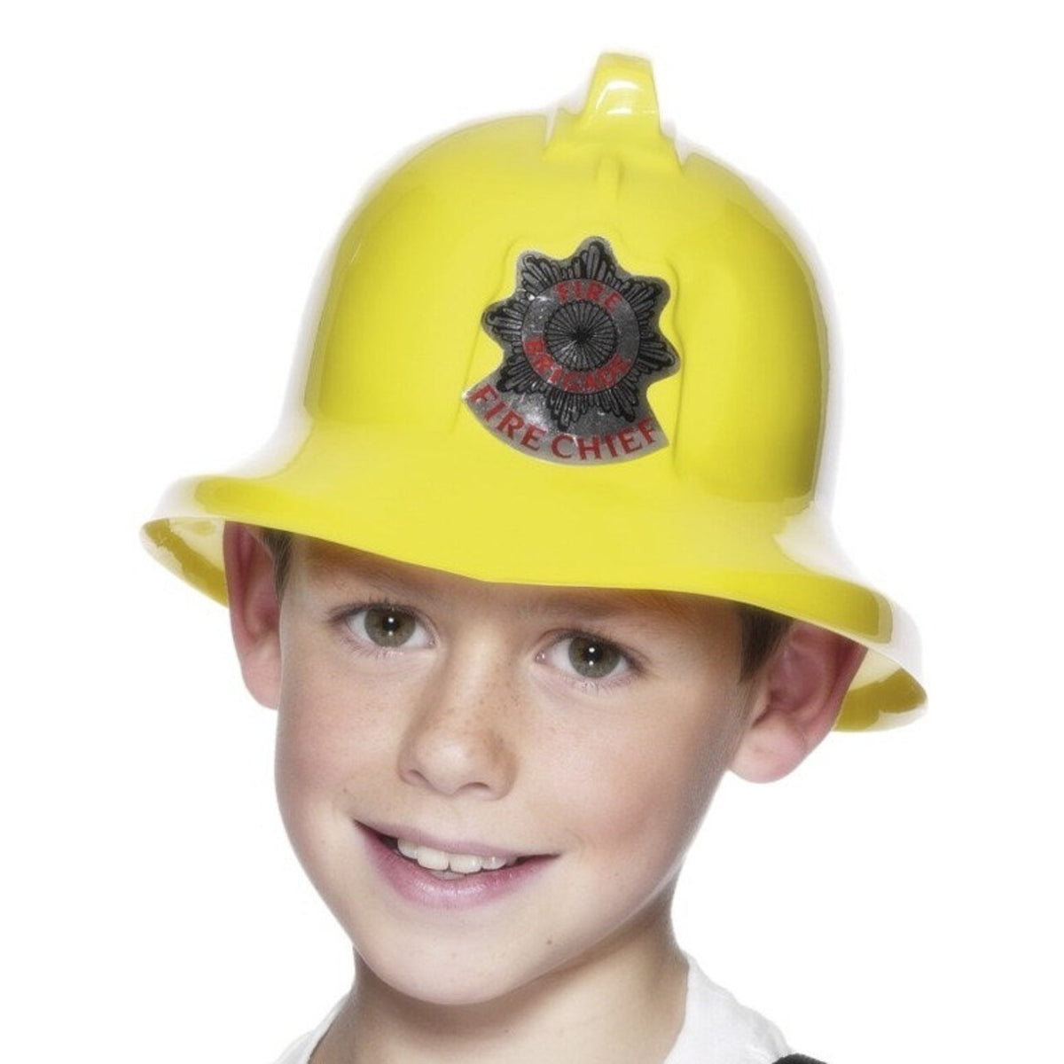 Op deze afbeelding zie je een Accessoires, van het merk Smiffy's. Brandweerman Helm Kind